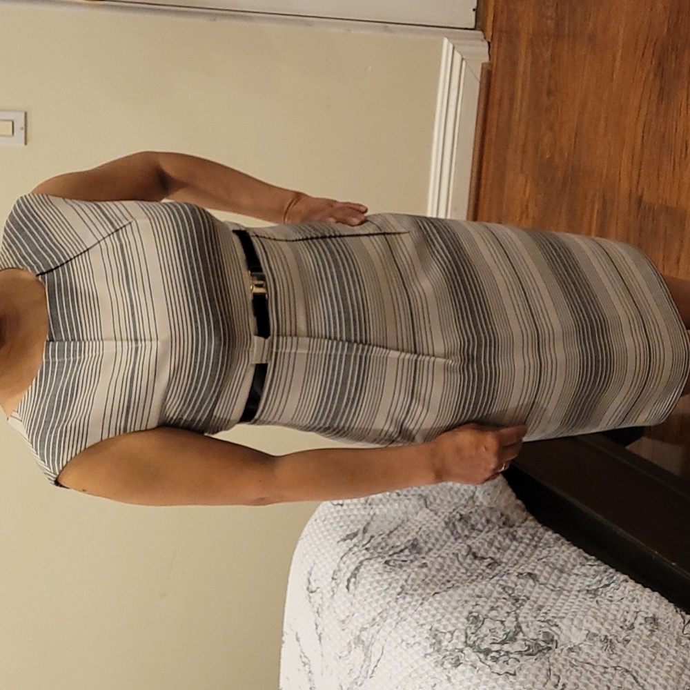 SOLD - CALVIN KLEIN belted dress